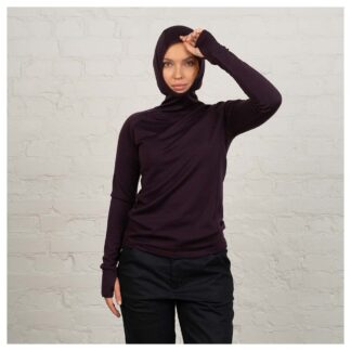 North Outdoor Sensitive 225 merino base layer hoodie W